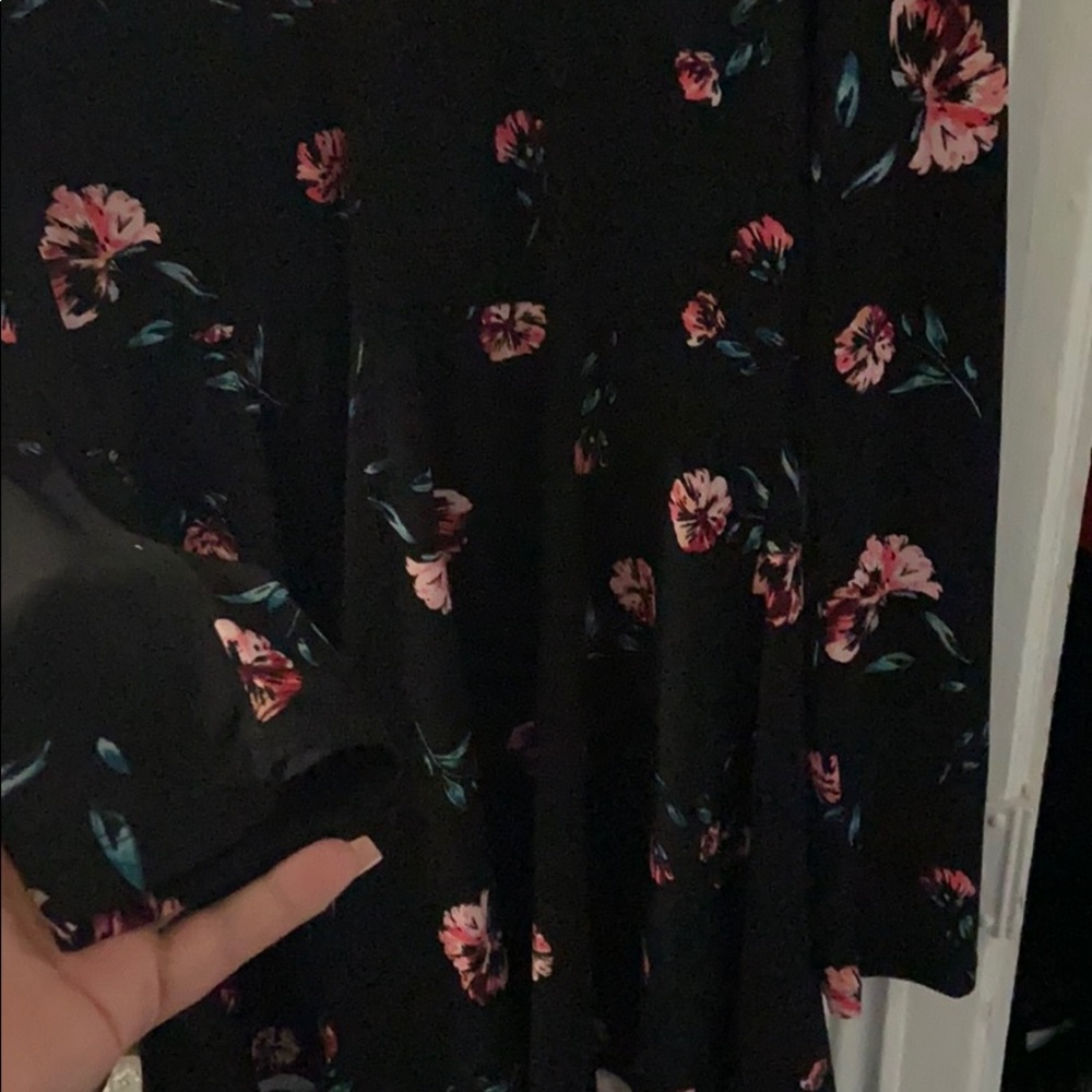 Long sleeve floral dress